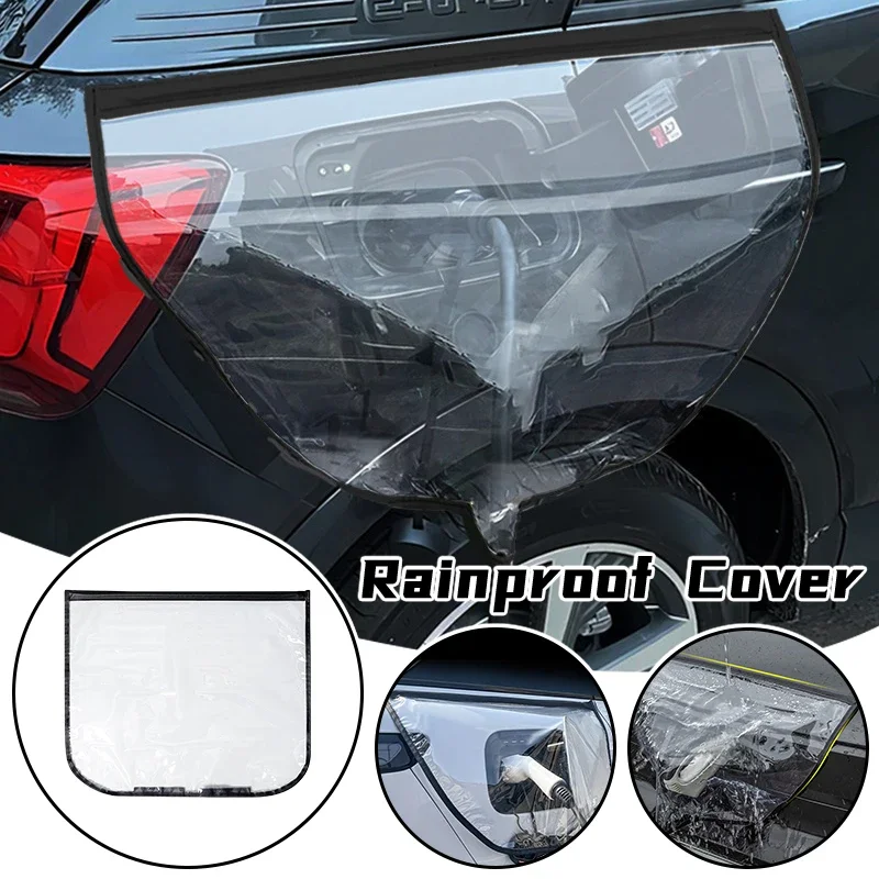 

1pc Magnetic Electric Vehicle Charger Port Cover Outdoor Rainproof Dustproof Covers Car Accessories for Tesla Model 3 Y SUV