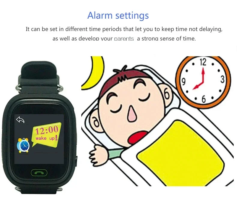 Dual SIM Card Tracking Device Cute Boy and Girl Smart Watch With Touch Screen for Children Smart Watch