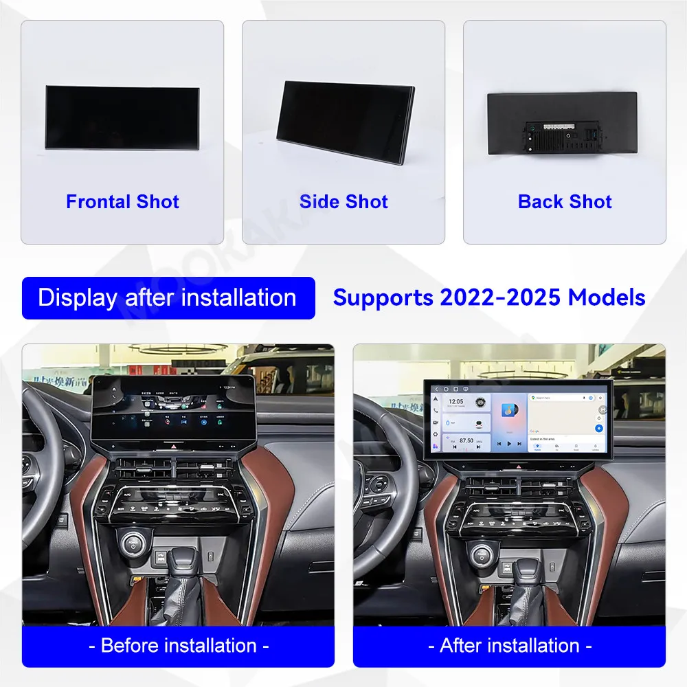 

Car Accessories Radio For Toyota Harrier Venza 2022-2025 Android GPS Navigation Multimedia Stereo Receiver Head Unit Offline