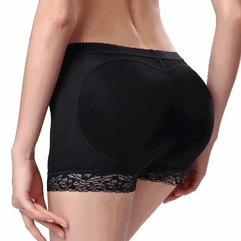 Plus Size Padded Briefs real-life usage example under dress showing enhanced silhouette