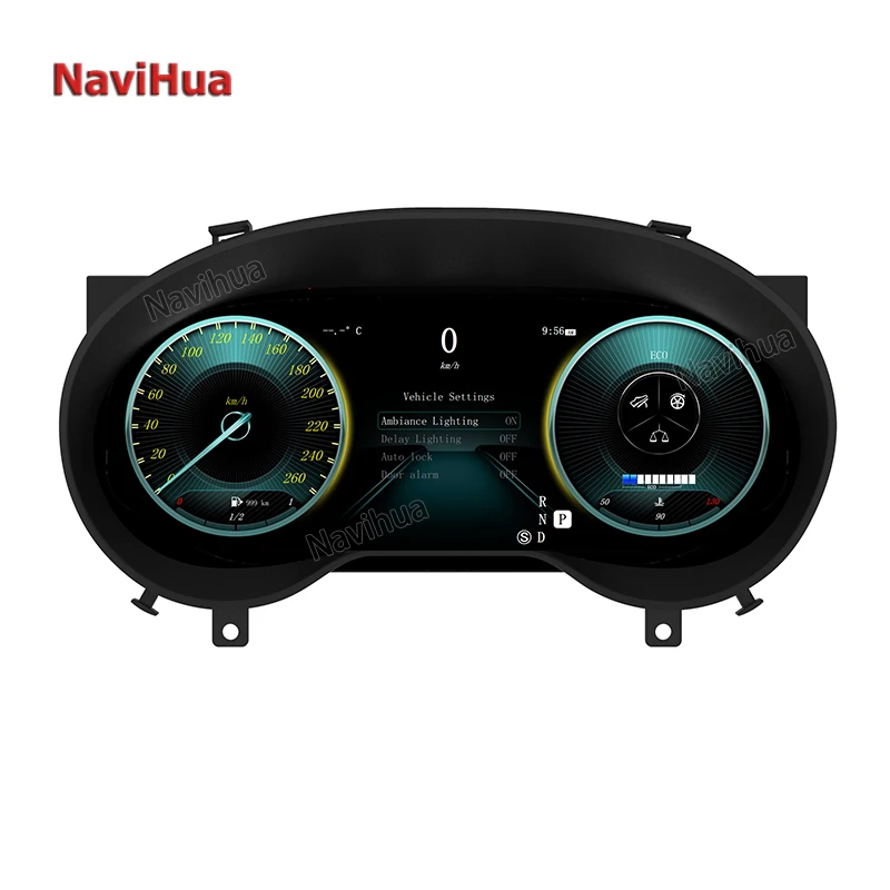 Navihua 12,3'' LCD Dashboard Tacho Instrument Panel Digital Cluster Für Mercedes Benz Vito LINUX System