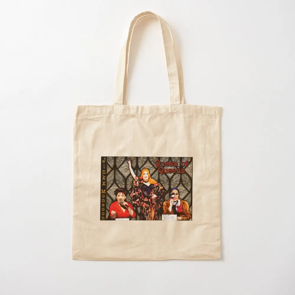 Jinkx Monsoon: Queen of Queens Tote Bag large tote bag canvas tote bag reusable grocery bags shopping logo