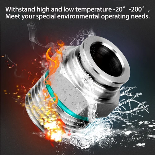 Imagen 2 del producto PC - G 304 conector neumático rápido de acero inoxidable G hilo con anillo de sellado G1 / 8 ""1 / 4"" 3 / 8 ""1 / 2"" manguera de tubo 6 8 10 12 14mm 14 - g04