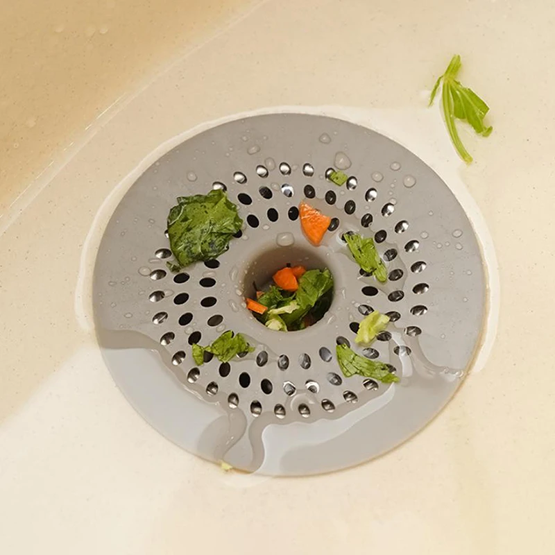 

Silicone Drain Strainer Hair Catcher With Drain Holes Bathroom Kitchen Shower Drain Hair Catcher
