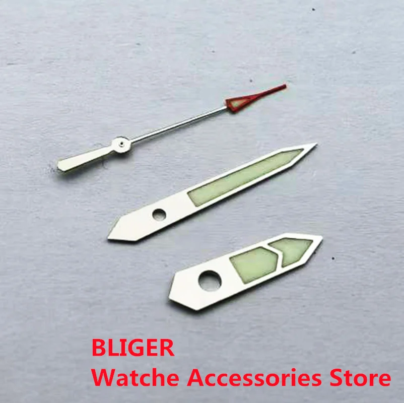 BLIGER New NH35a Hands Japan Super C3 Green Luminous Watch Pointer Fit  NH35 NH36 Movements Watchparts For Watch Modified image 3