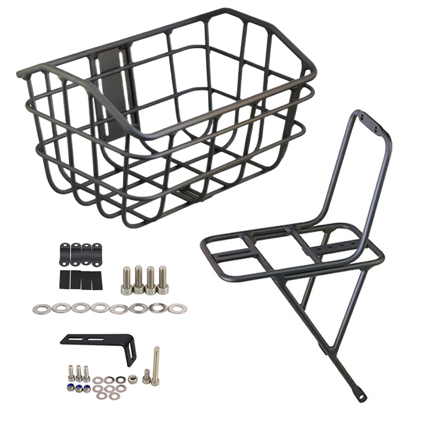 Bike Front Basket bicycle Handlebar Wire Cargo Basket Road Bike Handlebar Front Storage Rack for cycling bike accessories