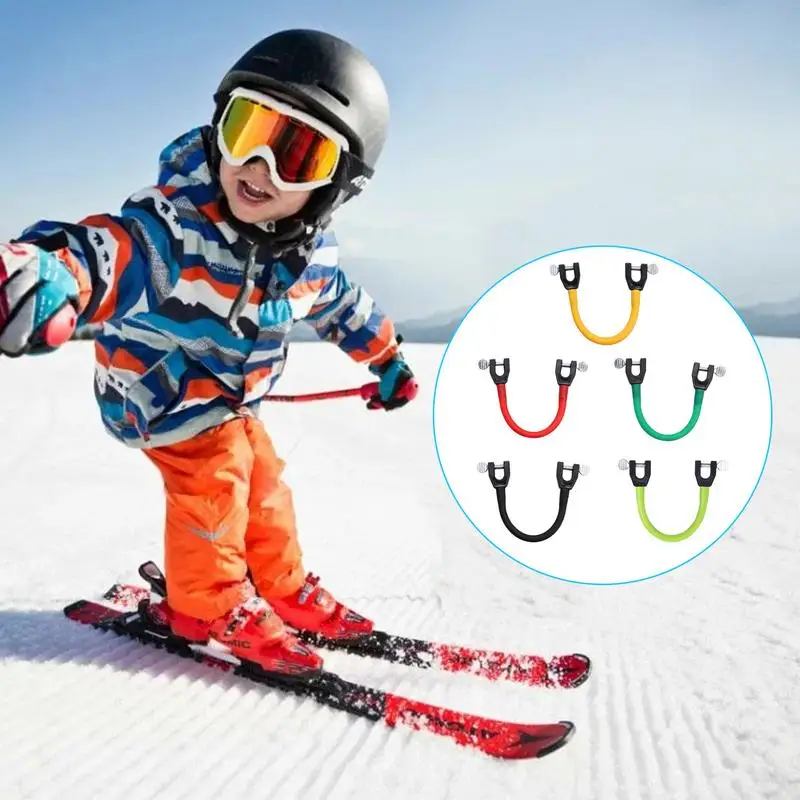 Edgie Wedgie Portable Ski Tip Connector Learn To Ski Equipment Easy Trainer Perfect Winter Ski Equipment For Beginners