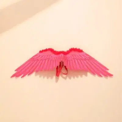 1pc Angel Wing Prop Large Fairy Wings For Girls Halloween Christmas Cosplay Party Performance Decoration Kids Costume