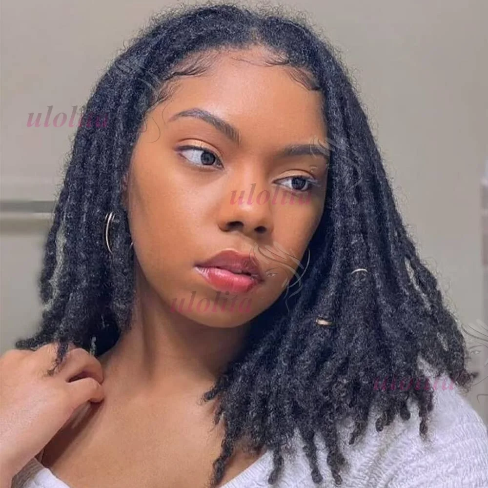 0,4 cm Echthaar-Microlocks Dreadlocks-Extensions für den ganzen Kopf, handgefertigt, dauerhaft, für Frauen, Echthaar-Locks – Detail 3