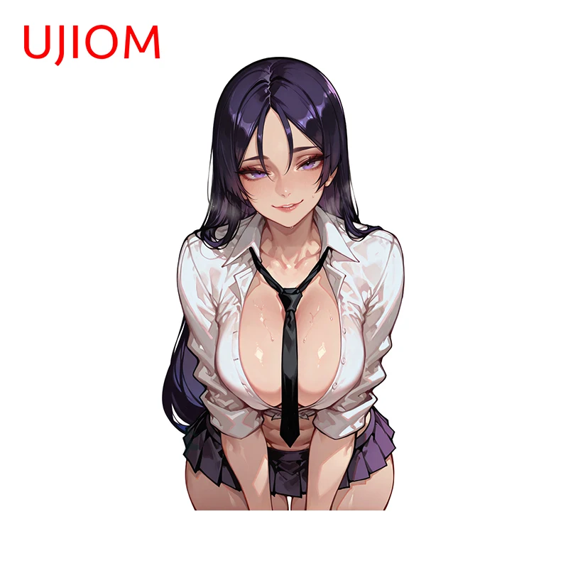 UJIOM Sexy Minamoto No Raiko Wall Decals Largre Boobs Game Room Fuel Tank Cap Stickers Nice Light Switch Bathroom Accessories