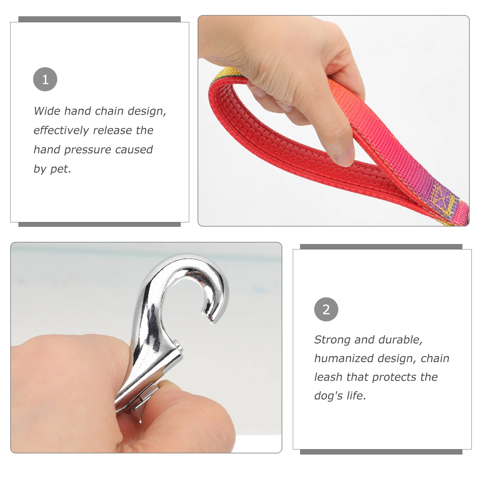 

Professional Dog Leash Sturdy Rope for Medium Dogs Wear Resistant Chain 25mm Long Outdoor Walking Pet Supplies Dog Accessories