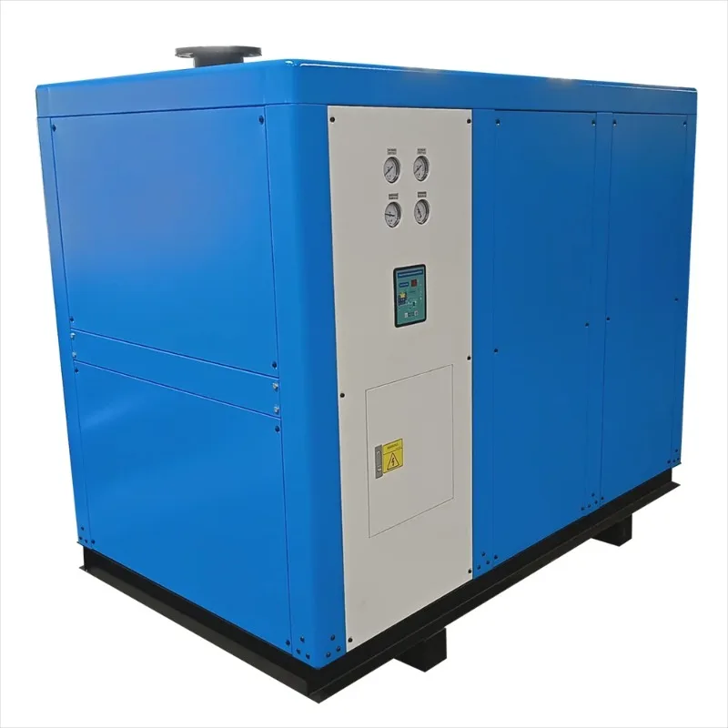 Hiross New Air Cooled Refrigerated Air Dryer 65Nm3/min R407C Electric Modern Style Industrial Direct Cooling Refrigerator