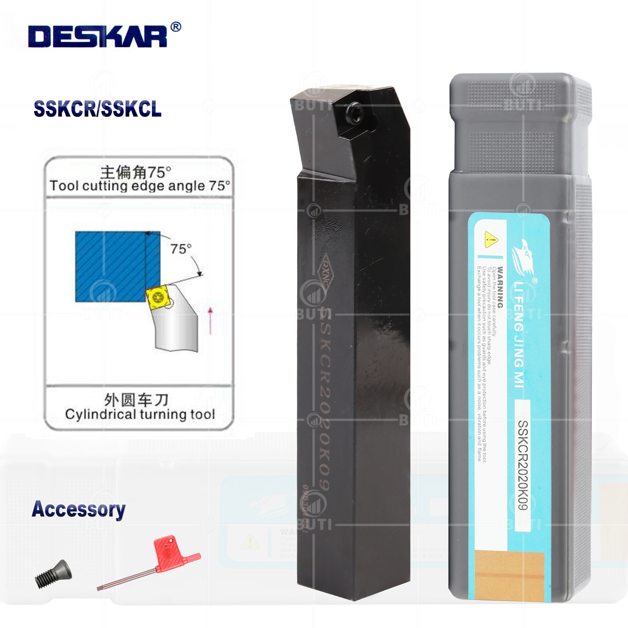 

DESKAR 100% оригинальный SSKCR/L1212H09/1616H09/2020K09/2525M09 держатель внешних токарных инструментов CNC токарные инструменты SSKCR SSKCL Tool Arbor