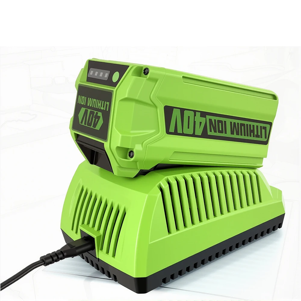 Akumulator kompatybilny z GreenWorks 40V 6000mAh G-MAX Li-ion do kosiarek, narzędzi ogrodniczych i ładowarki. — zdjęcie produktu 4