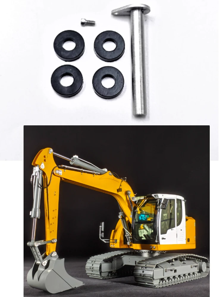 RC 1/14 Metall-Schaufelstift-Zubehör für Hydraulikbagger Baufahrzeuge Ferngesteuerter Bagger für LKW DIY-Teile – Detail 4