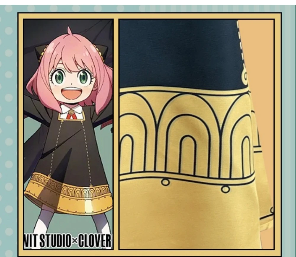 Nuevo disfraz de Spy Play House Cos Aniya Aniya, conjunto completo de ropa familiar espía, disfraces de Halloween para mujeres