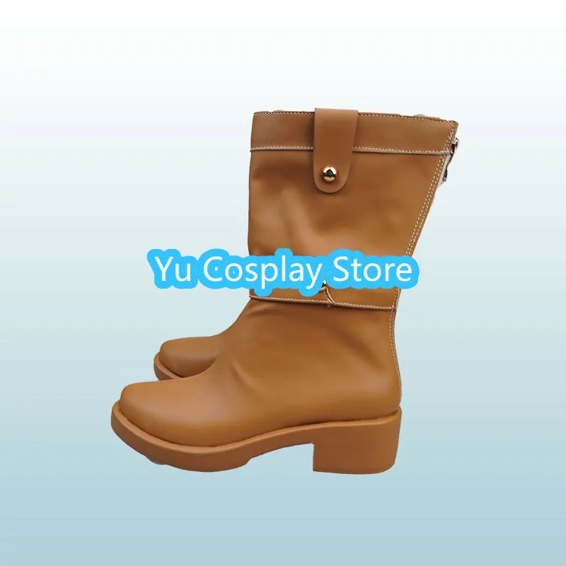 Anime Frieren at the Funeral Frieren Cosplay Shoes Halloween Carnival Boots PU Leather Shoes Cosplay Prop Custom Made