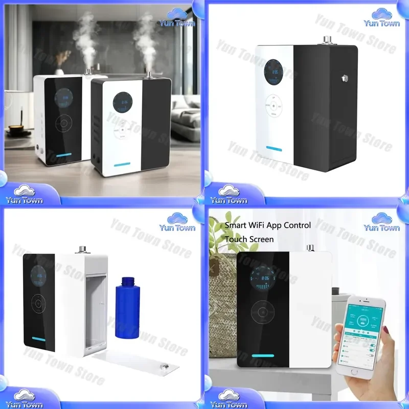 Commercial Electric Scent Diffuser for WiFi Control HVAC Aroma System Wall Mounted for Hotel Lobby Office Spa Restaurant
