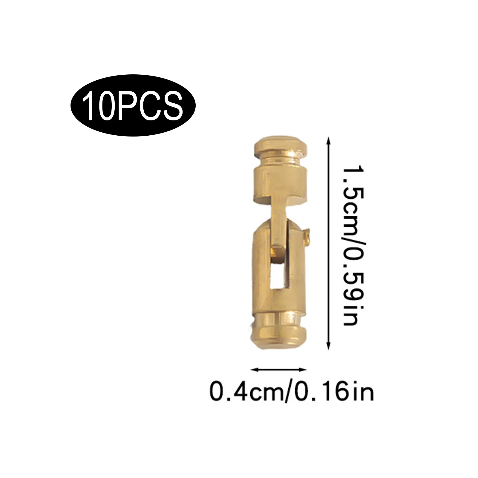 10 قطعة مجموعة المفصلي برميل النحاس المخفية المستمرة البيانو المفصلي أسطواني المفصلي ل صندوق خشبي علبة مجوهرات خزانة إصلاح الأجهزة #6