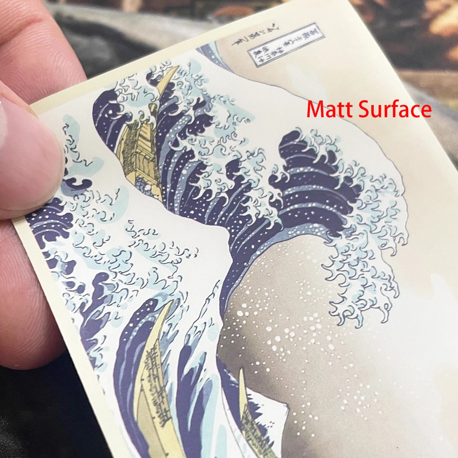 Matte 60 Japanese Kanagawa Surfing Sato Wave Card Holder Suitable for (MTG/PTCG/Game King/King of Thieves etc.) 66*91mm/62*89mm