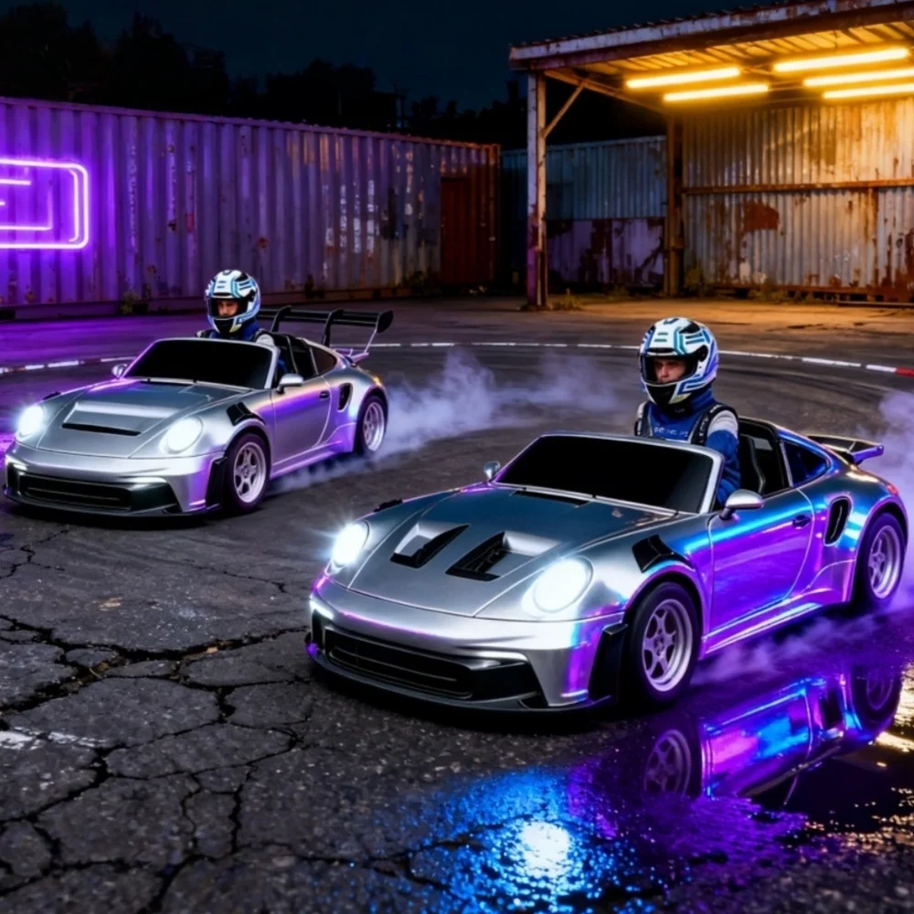 1/2 Seater Custom Electric Drift Racing Kart 72V Lithium Battery High-Power Rear-Drive Motor Adult Outdoor Go Kart