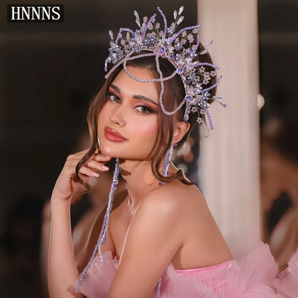 

TOPQUEEN Bridal Wedding Perfect Headband Handmade Bead Weaving Tassel Exquisite Ladies Banquet Party Hair Accessories YXA406