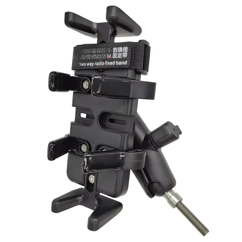 Motorbike Rear View Mirrors Phone Holder for Electric Scooter Metal Stainless Holder Phone Motorcycle Phone Stands 360 Rotation