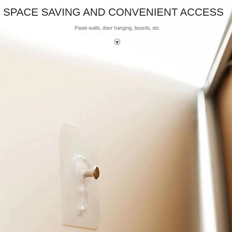 Hanging Bracket Unmarked Screw Stickers Photo Frame Wall Hooks for Home Bathroom Kitchen Bedroom Wall Window Use - Image 2