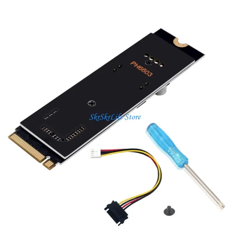 E65E Plugs Play M.2 NVME To Type C & Type-E 20G Converter Portable Storage Solution