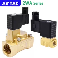 Válvula de control de fluido original AIRTAC de acción directa normalmente cerrada 2W030-6/8 050-10/15 pilotada internamente 2W150-15 200-20 250-25