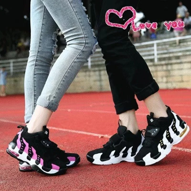 

Спортивная обувь с воздушной подушкой, Молодежные унисекс, мужские, женские, студенческие повседневные кроссовки для высоких прогулок и бега