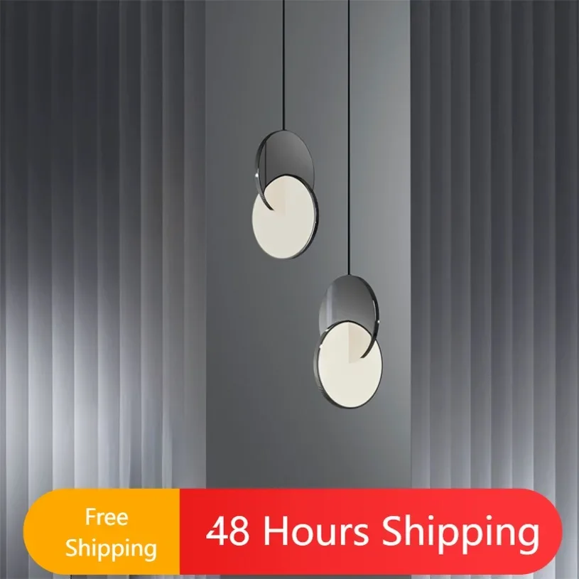 Modern Led Pendant Lighting for Bedroom Bedside Mirror Decoration Ceiling Chandeliers Bathroom Restaurant Decor Nordic Home