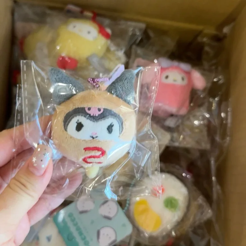 Skateer Sanrio Figure Hello Kitty mélodie Kuromi Mini sac pendentif porte-clés enfants présent jouet