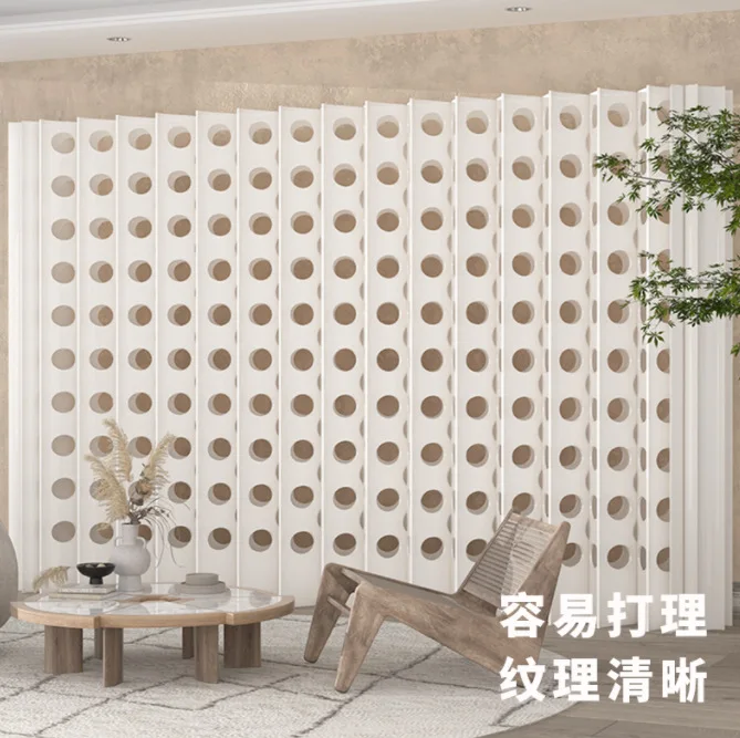 

Screen Partition Nail Salon Entrance Office Paper Screen Exhibition Partition Wall Folding Mobile Self-installed Partition Wall