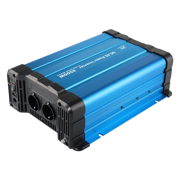 

2000W pure sine wave peak power 4000w dc 12v 24v 48v to ac 100v 110v 120v off grid power inverter