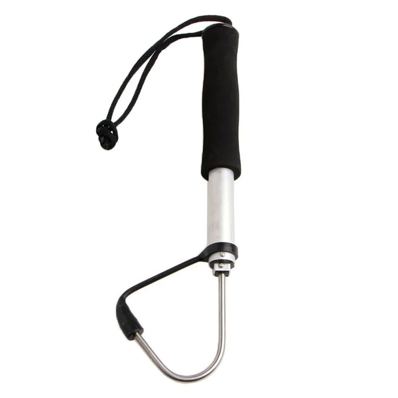 New Telescopic Stainless Steel Fish Gaff Retractable Fishing Spear Hook Ice Sea Fishing Tackle Portable Fishing Accessory view 4