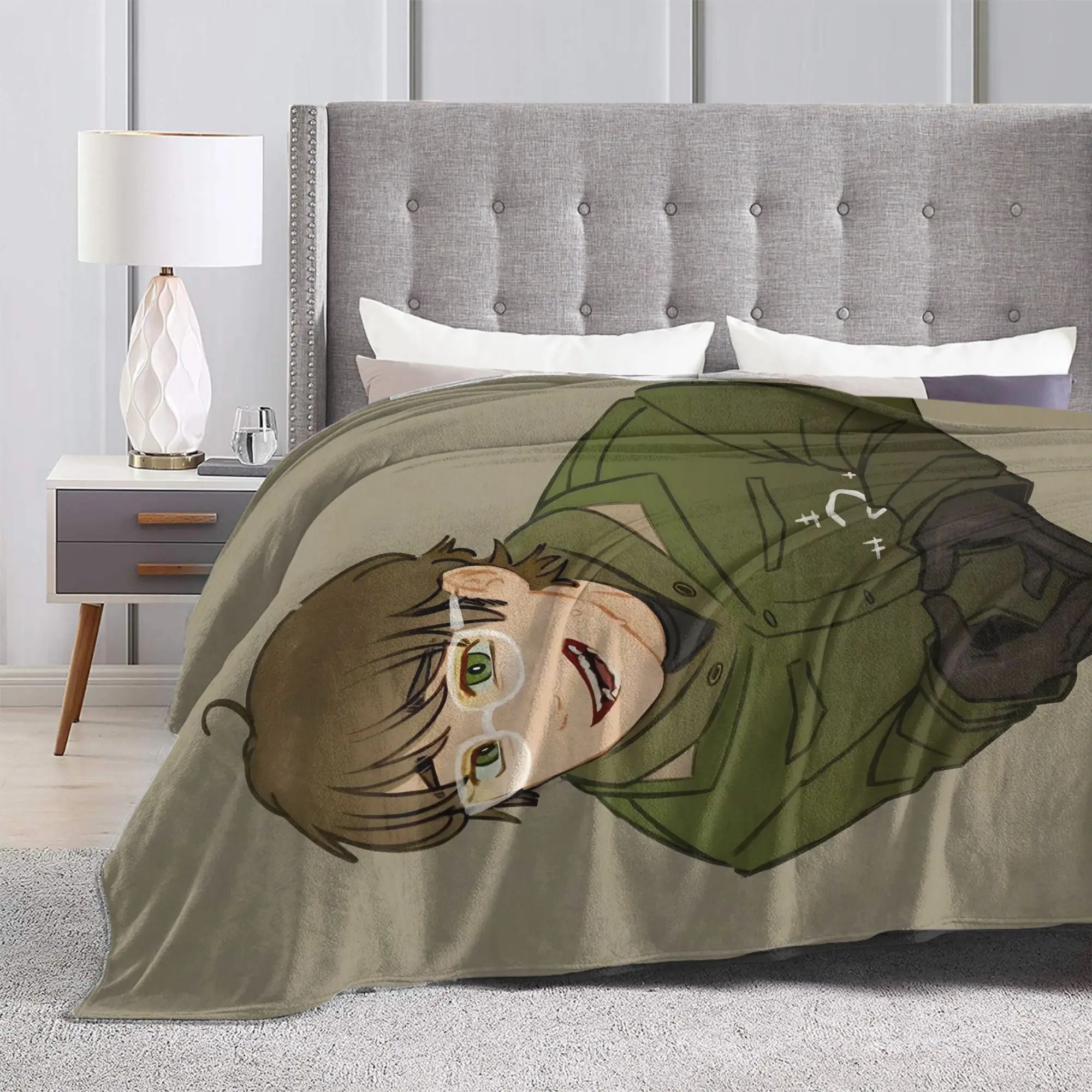 Paul Dano Riddler Blankets Bat Man  Plush Throw Blankets Home Couch Portable Soft Warm Bedsprea - view 5