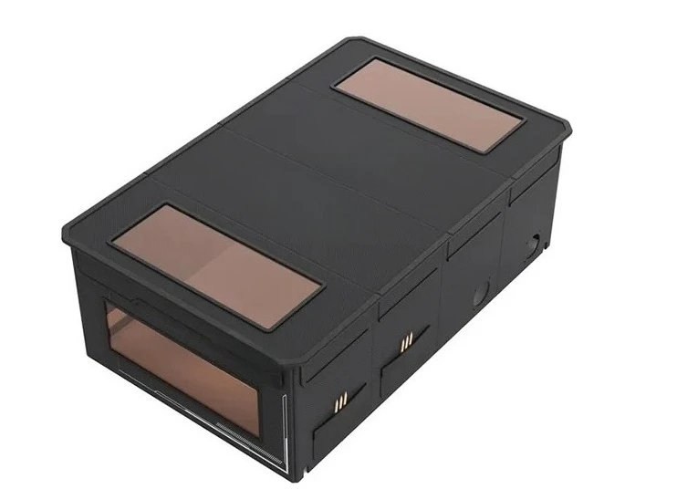 Box Foldable Dust-Proof Fireproof Flame Retardant Smoke Exhaust Case For Laser Engraver ATOMSTACK FB2 PLUS Laser Enclosure