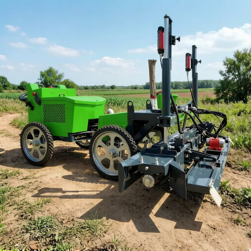 High Efficiency Concrete Laser Screed Machine Automatic Laser Concrete Leveling Machine 4 Wheel Hydraulic Laser Screed