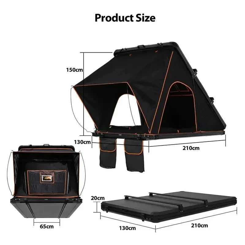 

Автомобильная палатка для кемпинга на крыше из космического алюминия