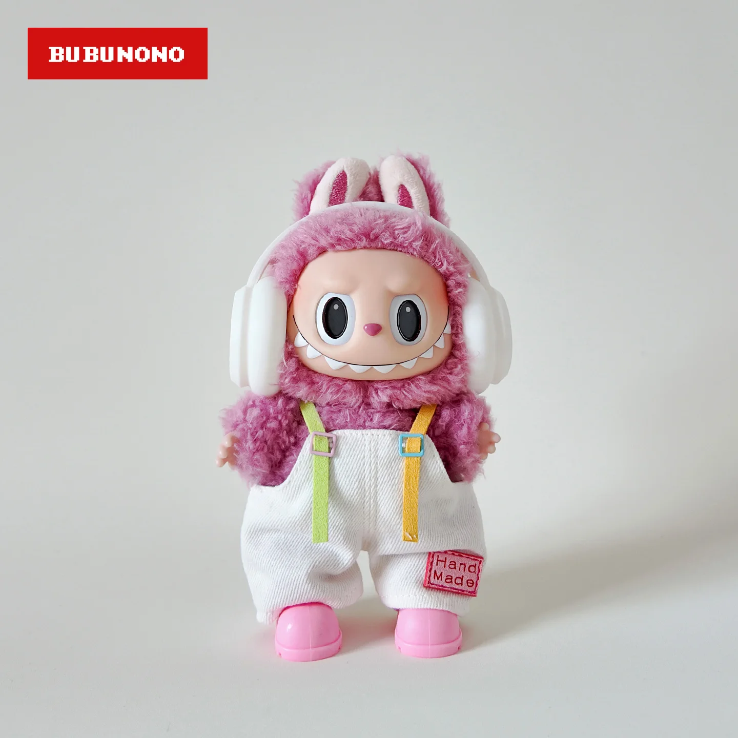 

"So Milky Soft!" Labubu 1.0 2.0 3.0 Gen Plush Vinyl Figure Standing/Sitting Outfit Ultra Soft Doll Clothes Cute Costume Set
