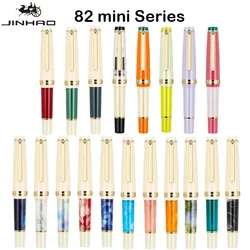 JINHAO 82 Mini Cute Short Portable Fountain Pen Calligraphy Practice Writing Business Pen Office School Supplies Stationery
