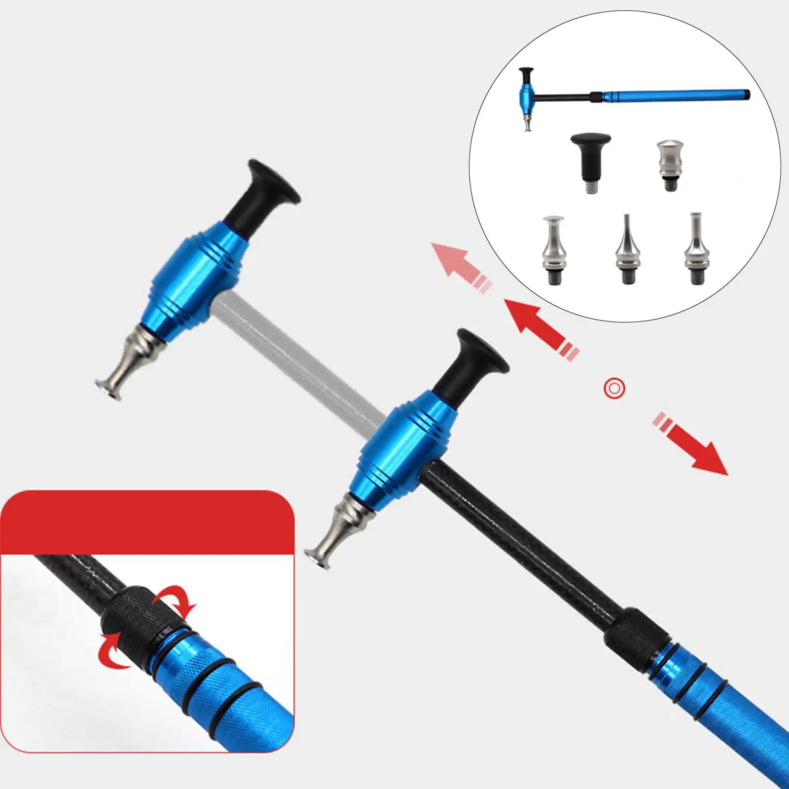 with Replacement Heads Removal Convenient Stretchable Paintless Break Repair Tool for Car Body