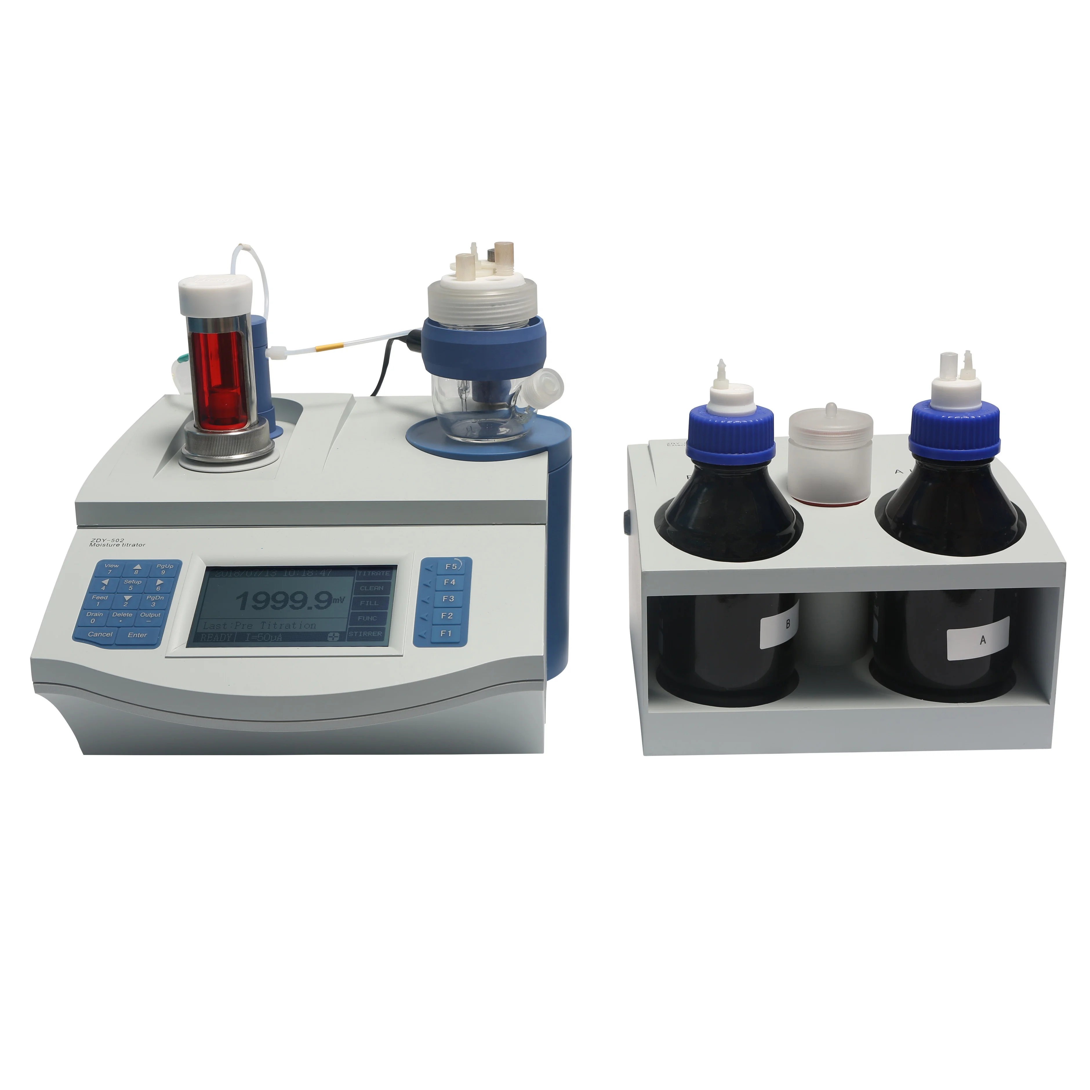 CHINCAN ZDY-502(updated to KFT-40C) Digital LCD Automatic Volumetric Karl Fischer Titrator / Moisture Titrator