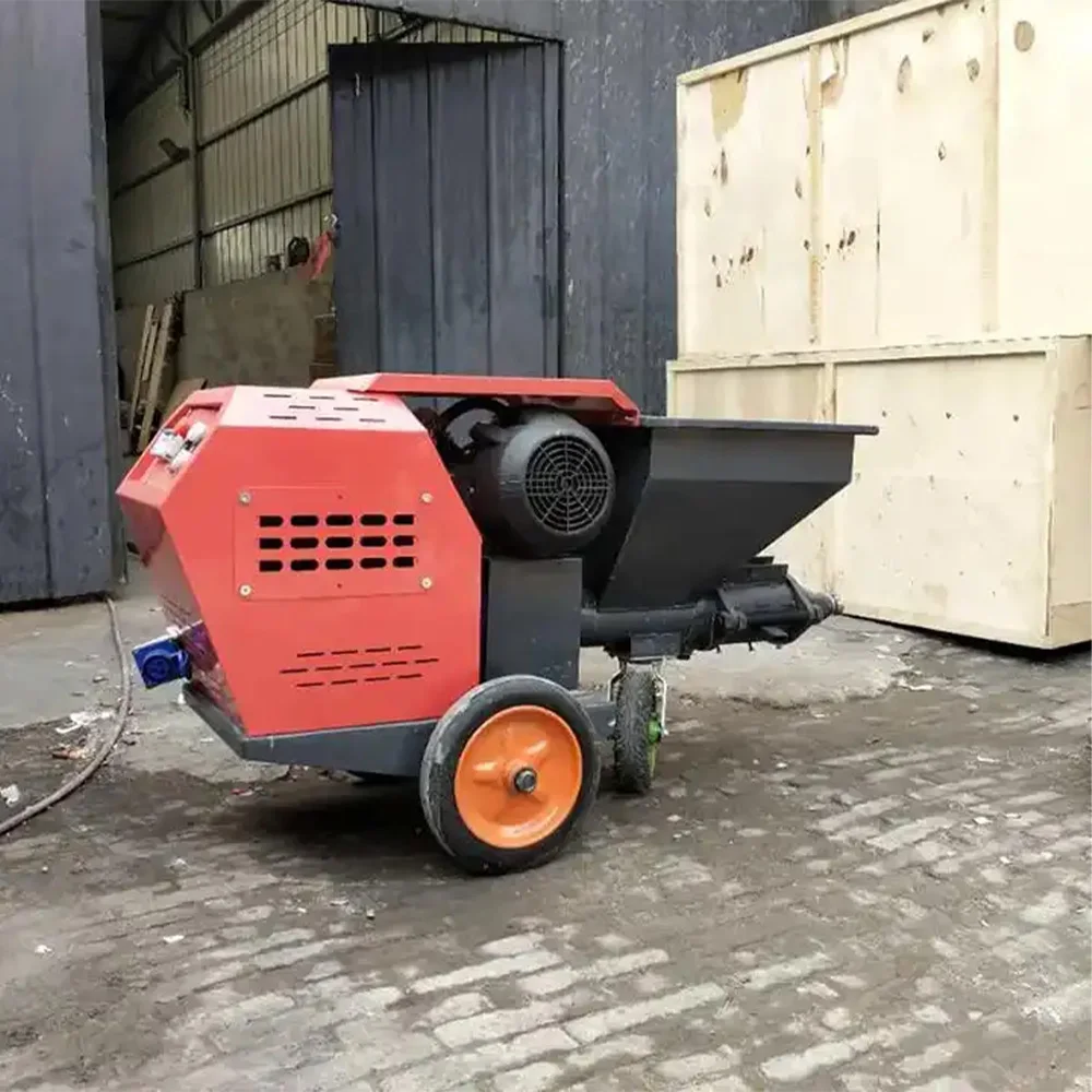 

Good sale Cement Concrete machine Electric Cement Plaster Spraying Machine 4KW Sand Cement Sprayer With 10m Tube