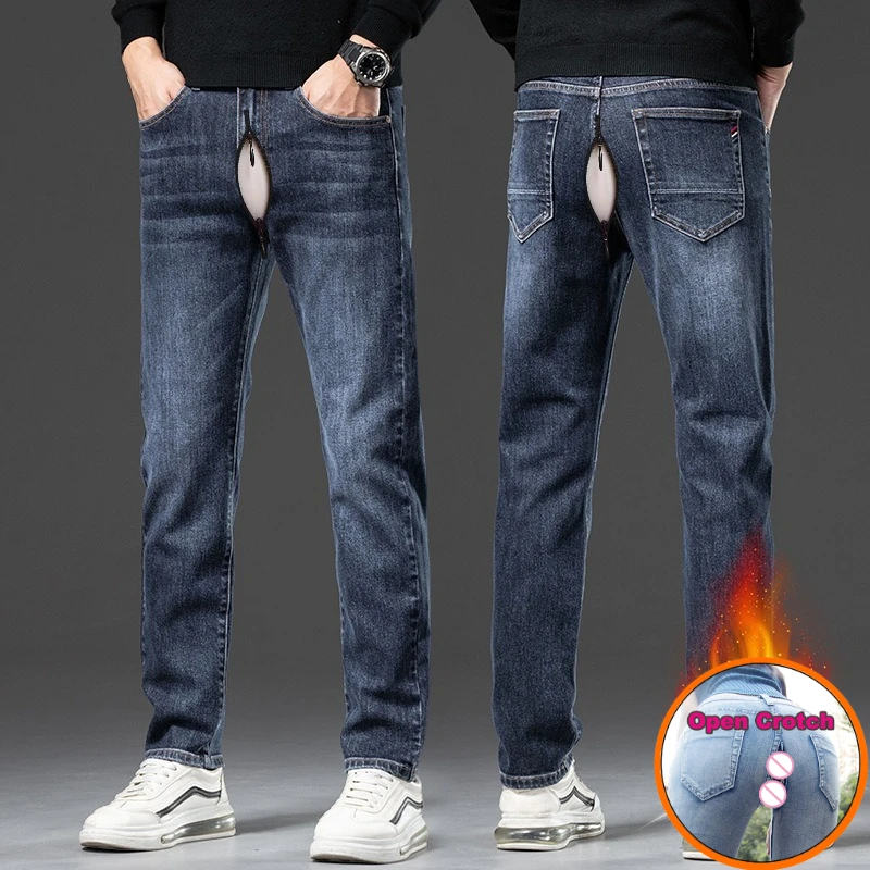 مفتوح المنشعب الرجال الجينز الوردي تمتد سليم صالح الدينيم السراويل منتصف الارتفاع بناطيل كاجوال الصيف موضة خفيفة فاخرة مريحة يوميا