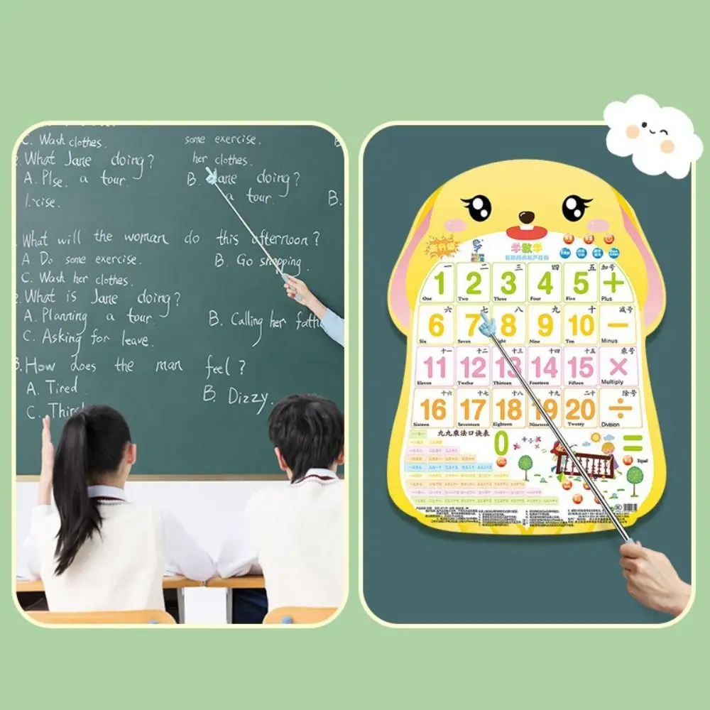 Durable Stainless Steel Teaching Pointer Telescopic Rod Finger Design Teaching Stick Classroom Finger Pointer Students