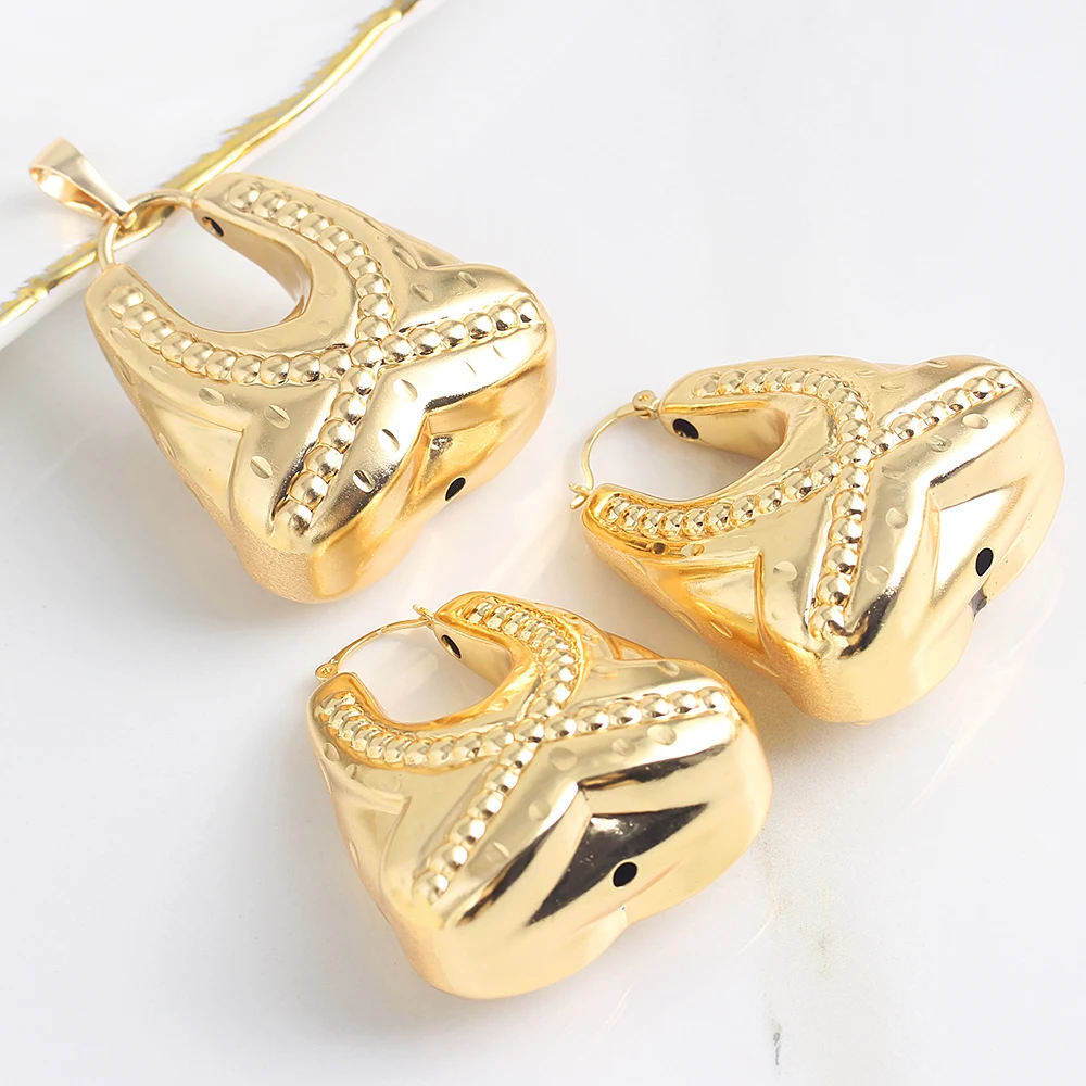 

Fashion Jewelry Fashion Classic Jewelry For Women Earrings Pendent Romantic Sets For Wedding Party Anniversary Gift Trendy Sets