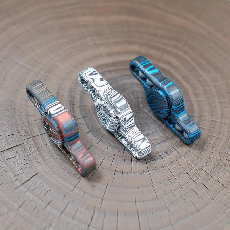 MLDEDC Lightning Pig G10 Juguete de descompresión giratorio mecánico de doble hoja