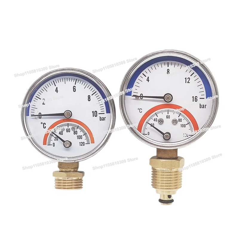 Floor Heating and Pressure Integrated Meter, Radial Axial , Pressure Gauge